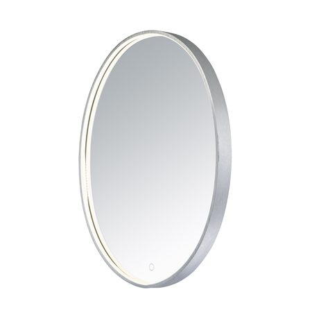 ET2 Mirror 1-Light 23.75" Wide Brushed Aluminum LED Mirror E42012-90AL